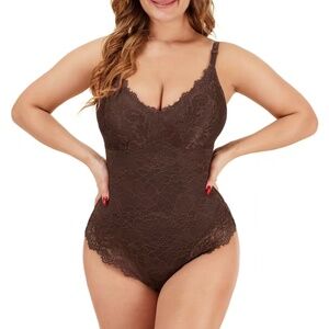 FeelinGirl Lace Bodysuit - NWT - Brown